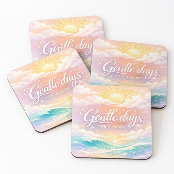 Item preview, Gentle Days Are Ahead – Dreamy Ocean Sunset Aesthetic T-Shirt designed and sold by ArthUpscale.