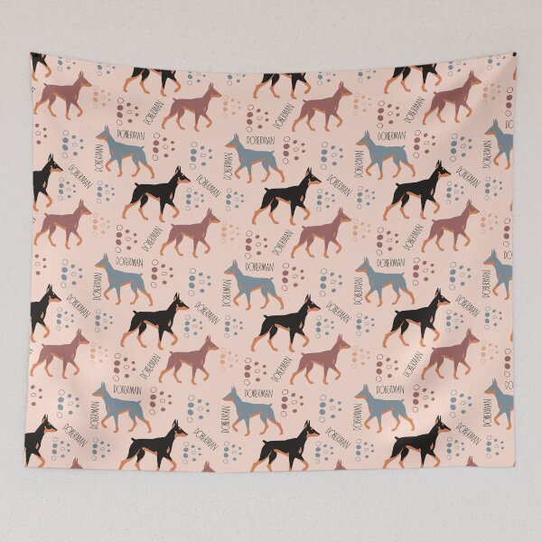 Item preview, Doberman Seamless Pattern designed and sold by IvysCreativityHouse.
