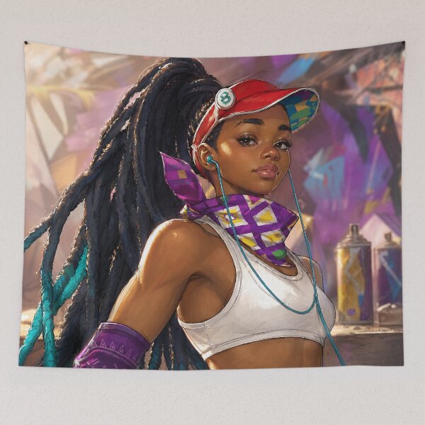 Item preview, Kimberly Street Fighter 6 SF6 Fanart designed and sold by bapupa.