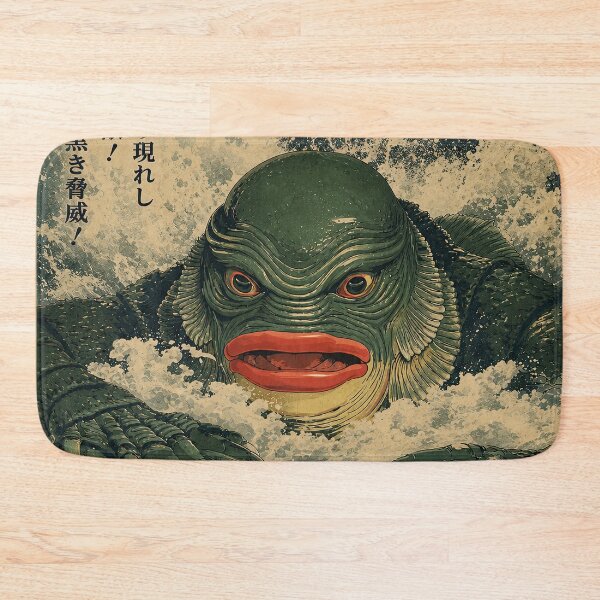 Item preview, Creature from the Black Lagoon Design – Japanese Monster Horror Art | Vintage Creature designed and sold by obstinator.