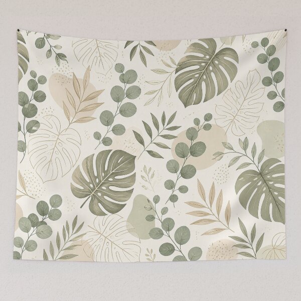Item preview, Moody Vintage Botanical Duvet Cover designed and sold by therbear.