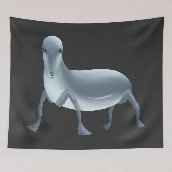 Item preview, Medieval Longlegged Sealion 'Baldurantu Glossogino' Critter designed and sold by Kelsterart_hehe.