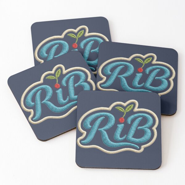 Item preview, Tropical Lagoon Embroidered Script Urban Biology Logo designed and sold by Rib-Brand.