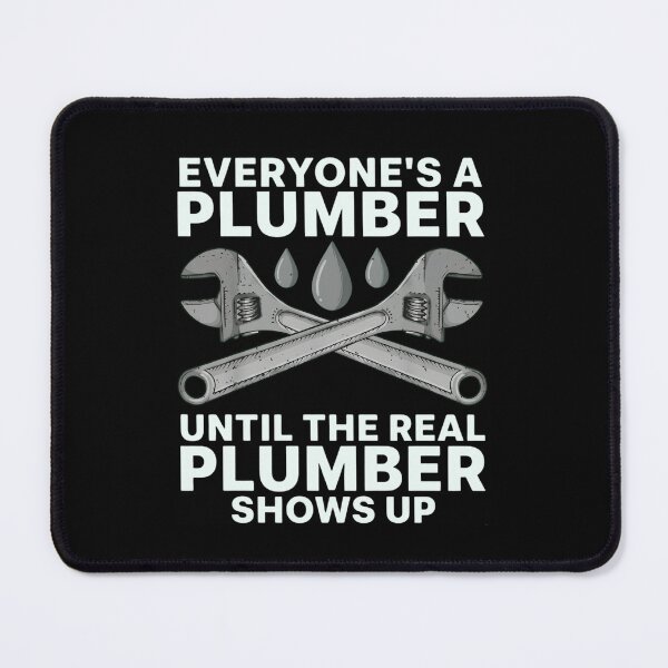 Item preview, Funny Real Plumber Quote with Crossed Wrenches Handyman Design designed and sold by haitrieuic96.