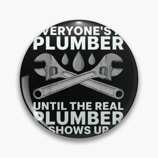 Item preview, Funny Real Plumber Quote with Crossed Wrenches Handyman Design designed and sold by haitrieuic96.
