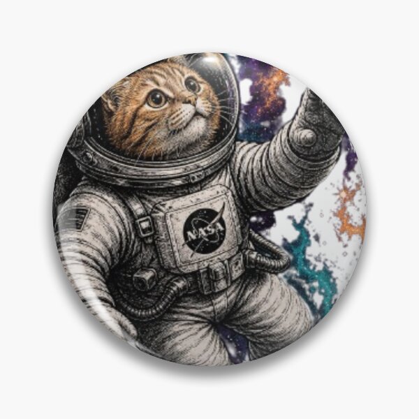 Item preview, Space Explorer Cat Astronaut T-Shirt | Cosmic Nebula Galaxy Cat Design designed and sold by IconicDesignsXd.