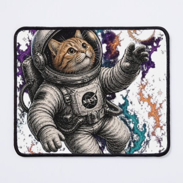 Item preview, Space Explorer Cat Astronaut T-Shirt | Cosmic Nebula Galaxy Cat Design designed and sold by IconicDesignsXd.
