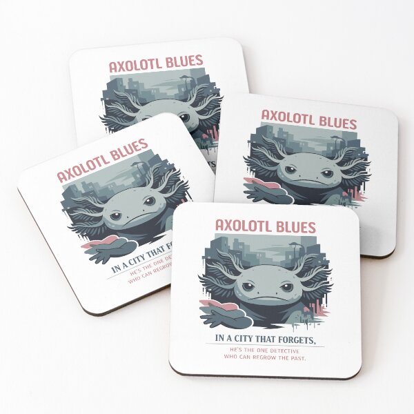 Item preview, Axolotl Blues Urban Noir Mystery designed and sold by WildlifeInc.