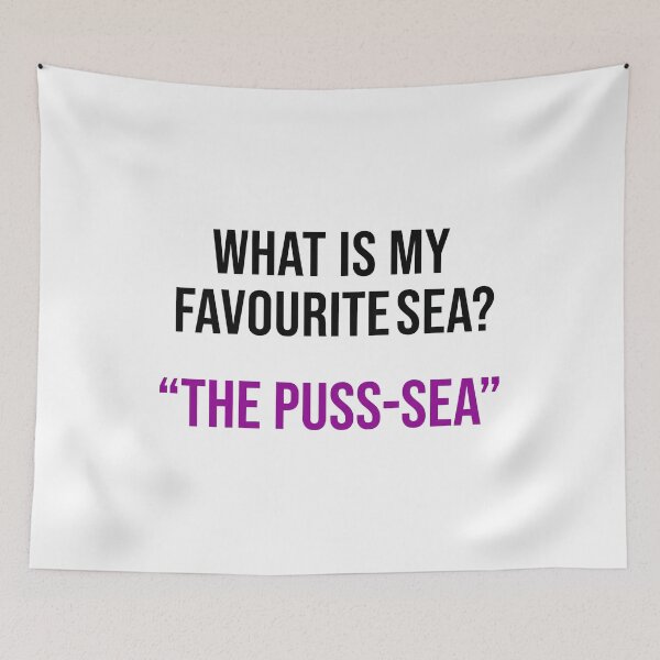Item preview, What Is My Favourite Sea The Puss Sea designed and sold by cozygamerstore.