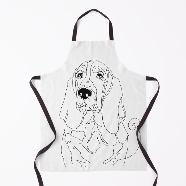 Item preview, Basset Hound One Line Art – Minimalist Dog Illustration designed and sold by Pfotenfaden.