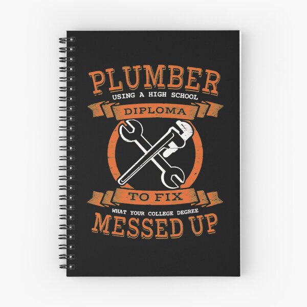 Item preview, Funny Plumber High School Diploma Fix College Degree Trade Humor designed and sold by haitrieuic96.