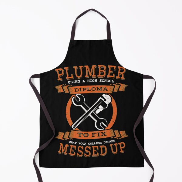 Item preview, Funny Plumber High School Diploma Fix College Degree Trade Humor designed and sold by haitrieuic96.
