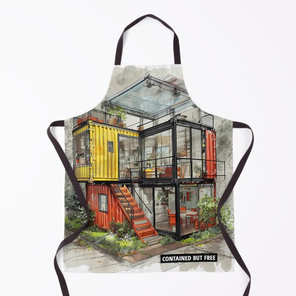 Item preview, CONTAINED BUT FREE - Modern Shipping Container Art designed and sold by Modern Nest Art.