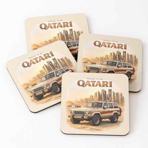 Item preview, Proud To Be Qatari Desert Cruiser designed and sold by Retro Arabica.