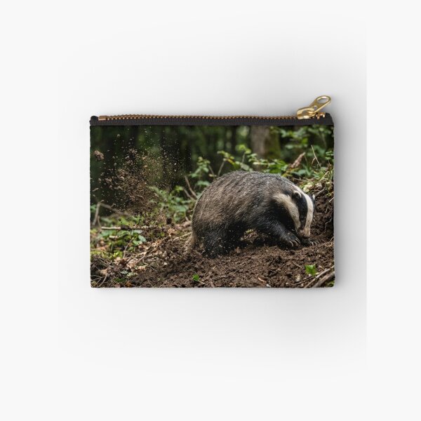 Item preview, Badger digging with thrown earth designed and sold by Malisa345.