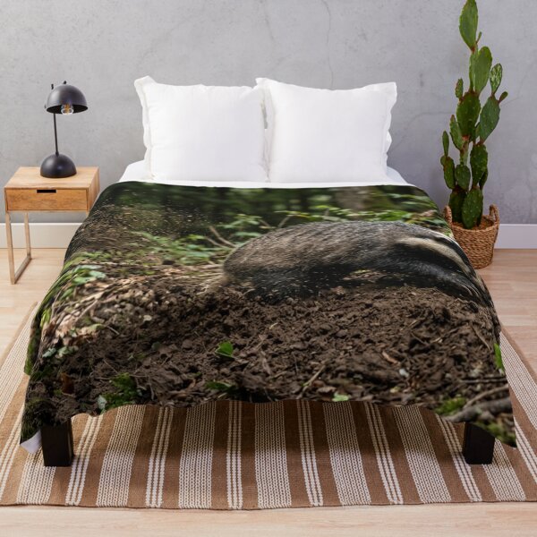 Item preview, Badger digging with thrown earth designed and sold by Malisa345.