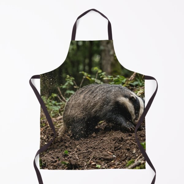 Item preview, Badger digging with thrown earth designed and sold by Malisa345.