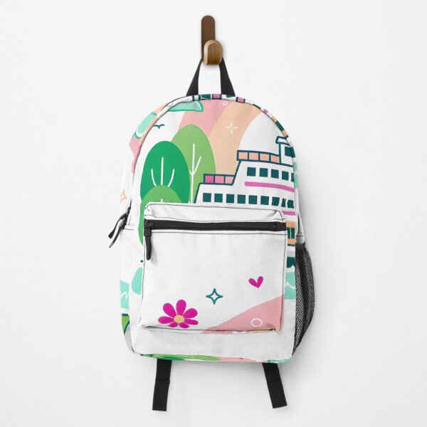 Item preview, Adorable ilustración de un crucero estilo Kawaii designed and sold by JAMESAMORN.