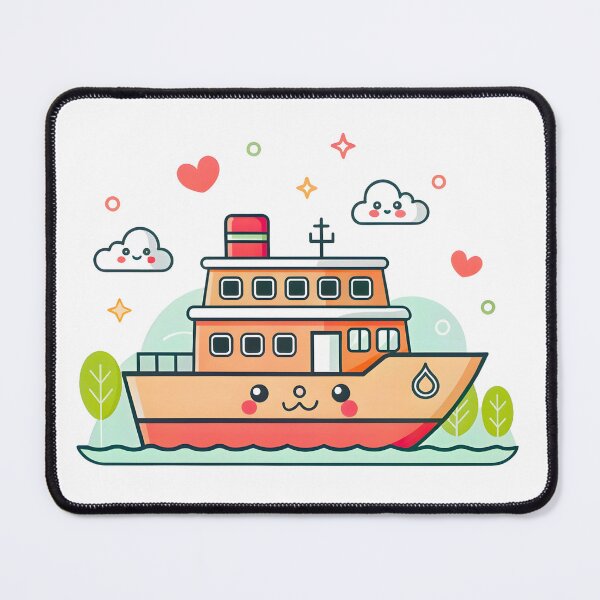 Item preview, Happy Little Ship Sailing Fun Design designed and sold by JAMESAMORN.