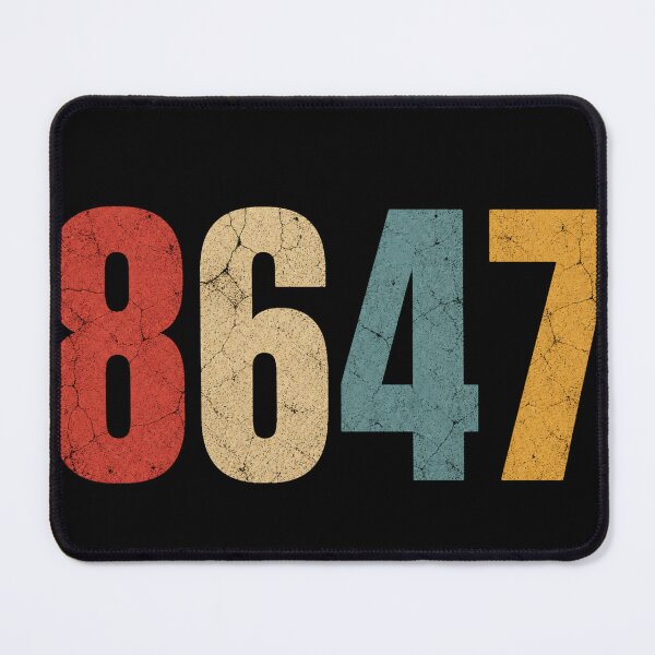 Item preview, Retro Vintage 8647 T-Shirt, 8647 Birthday Year Gift, Retro Number 8647 Graphic Tee designed and sold by Maravillio.