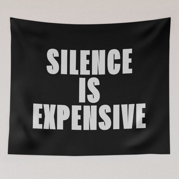Item preview, Silence Is Expensive - Modern Statement Piece designed and sold by Enea Kelo.