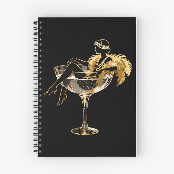 Item preview, Golden elegance: Flapper girl in champagne designed and sold by Pineapple-Tree.