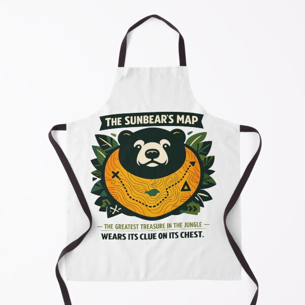 Item preview, Sunbear Treasure Map Jungle Clue Concept designed and sold by WildlifeInc.