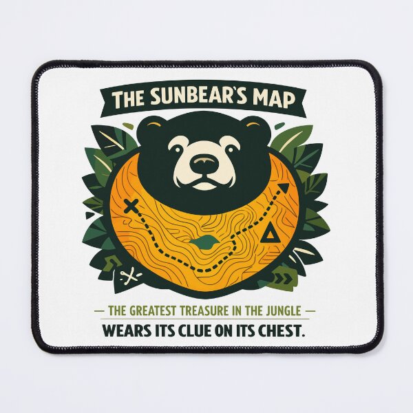 Item preview, Sunbear Treasure Map Jungle Clue Concept designed and sold by WildlifeInc.