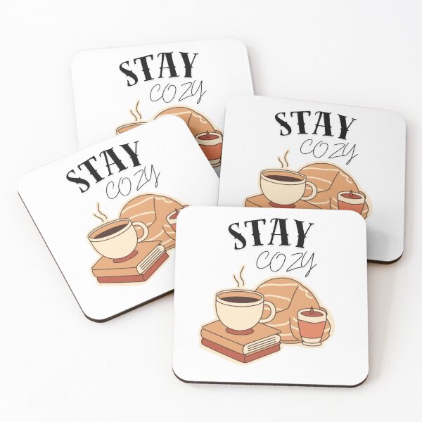 Item preview, stay cozy sticker  designed and sold by c0tt1ns.