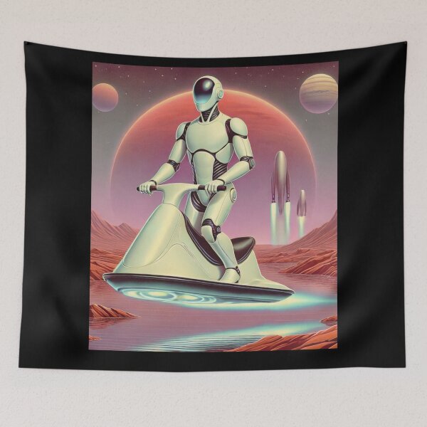 Item preview, Humanoid AI Robots Future Tech Design | The Bots Are Coming Futuristic Android Art designed and sold by TEEJAMBOREE.