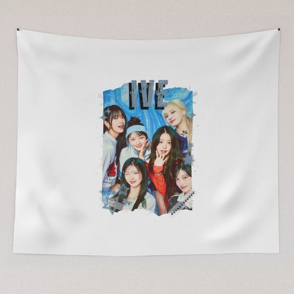 Item preview, Ivee Kpop Group Girl Members Retro Scrapbook Kpop Collage Design designed and sold by HELL0WBELLO.
