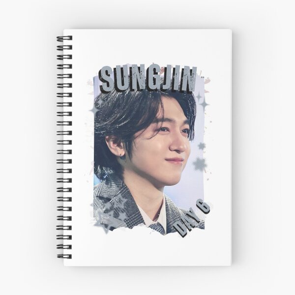 Item preview, DAY6 Group Sungjin Members Retro Scrapbook Kpop Collage Design designed and sold by HELL0WBELLO.