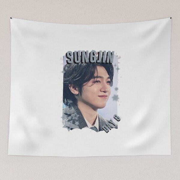 Item preview, DAY6 Group Sungjin Members Retro Scrapbook Kpop Collage Design designed and sold by HELL0WBELLO.