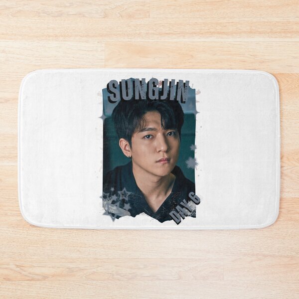 Item preview, DAY6 Group Sungjin Members Retro Scrapbook Kpop Collage Design designed and sold by HELL0WBELLO.
