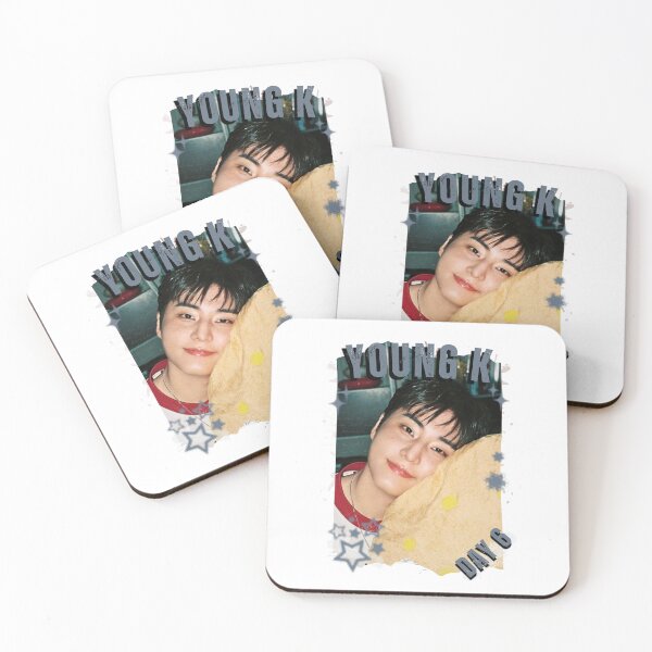 Item preview, DAY6 Group Young K Members Retro Scrapbook Kpop Collage Design designed and sold by HELL0WBELLO.