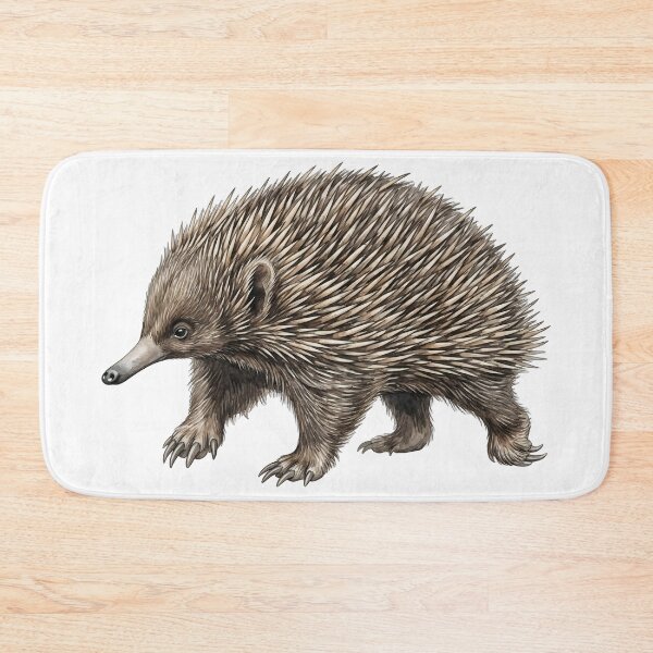 Item preview, Short-Beaked Echidna Watercolor Illustration designed and sold by Jaruart.
