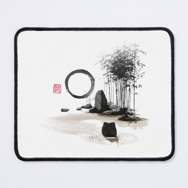 Item preview, Zen Serenity: Enso Circle and Bamboo Garden designed and sold by montaodujour.