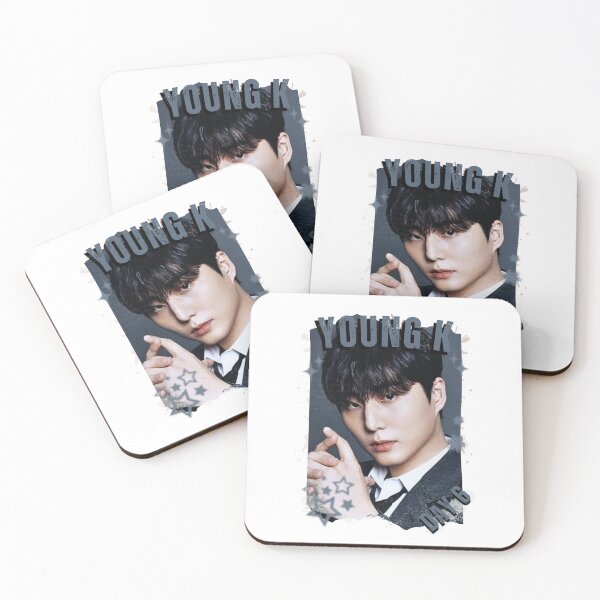 Item preview, DAY6 Group Young K Members Retro Scrapbook Kpop Collage Design designed and sold by HELL0WBELLO.