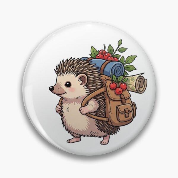 Item preview, Adventuring Hedgehog: The Tiny Explorer designed and sold by TheDenimArt.
