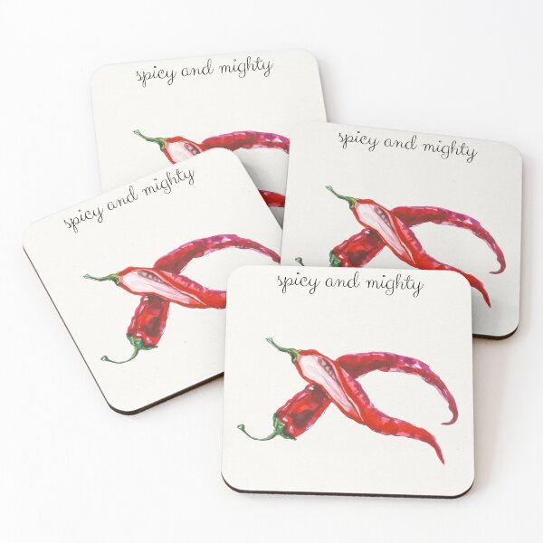 Item preview, Spicy and Mighty Funny Kitchen Decor designed and sold by Modern3Art.