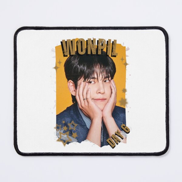 Item preview, DAY6 Group Wonpil Members Retro Scrapbook Kpop Collage Design designed and sold by HELL0WBELLO.