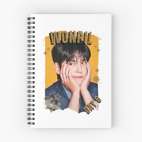 Item preview, DAY6 Group Wonpil Members Retro Scrapbook Kpop Collage Design designed and sold by HELL0WBELLO.