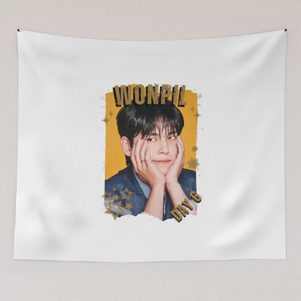 Item preview, DAY6 Group Wonpil Members Retro Scrapbook Kpop Collage Design designed and sold by HELL0WBELLO.