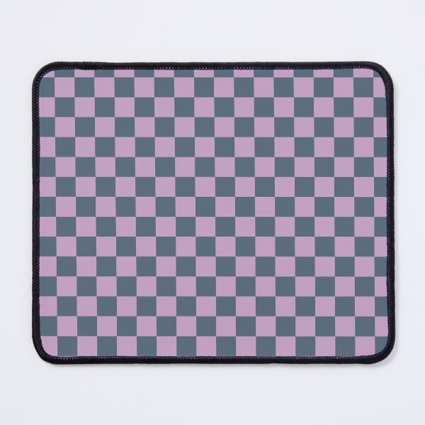 Item preview, Lilac & dark electric blue checkered designed and sold by Mint + Midnight.