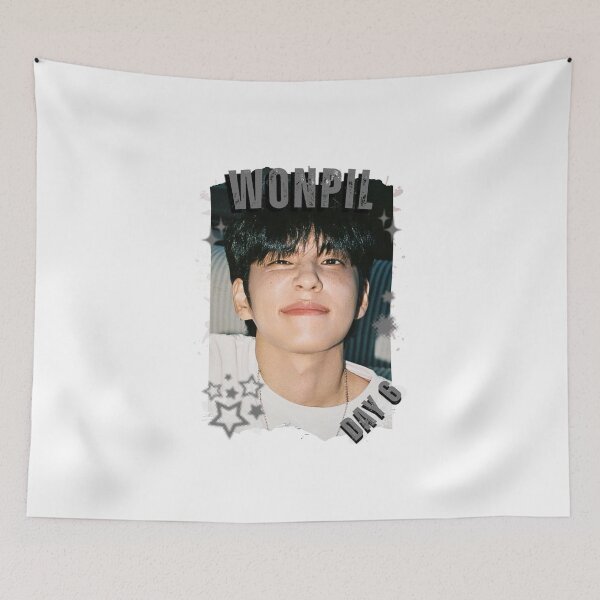 Item preview, DAY6 Group Wonpil Members Retro Scrapbook Kpop Collage Design designed and sold by HELL0WBELLO.