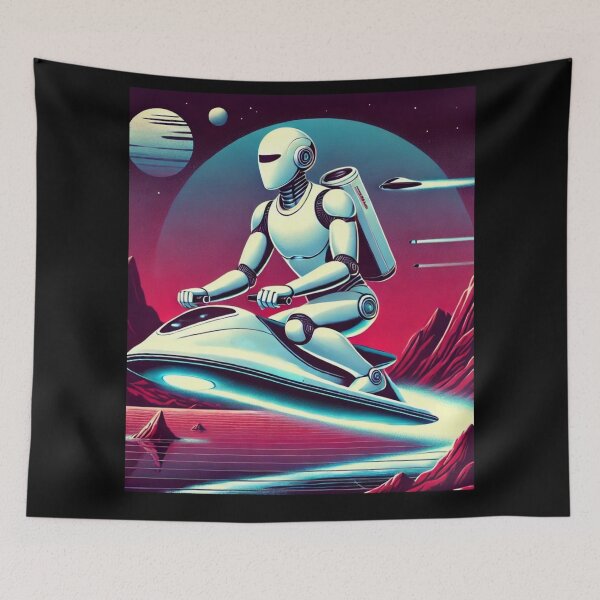 Item preview, Robots humanoides con IA: Diseño tecnológico del futuro | Los robots se acercan: Arte androide futurista designed and sold by TEEJAMBOREE.