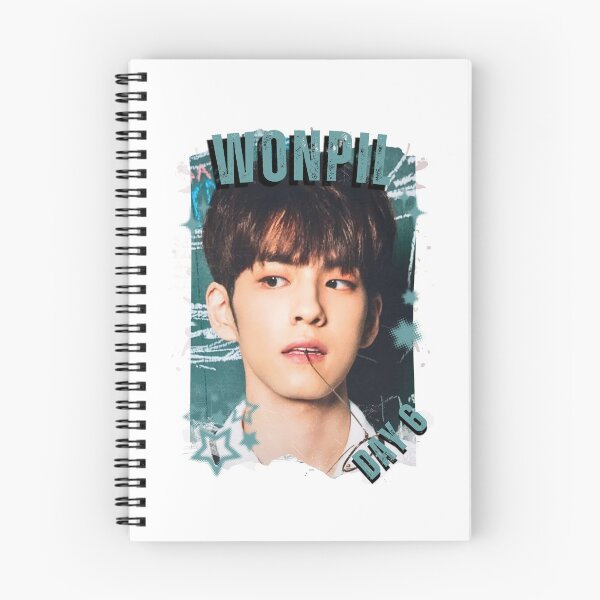 Item preview, DAY6 Group Wonpil Members Retro Scrapbook Kpop Collage Design designed and sold by HELL0WBELLO.
