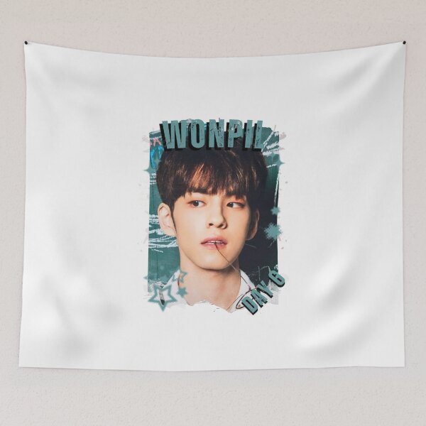 Item preview, DAY6 Group Wonpil Members Retro Scrapbook Kpop Collage Design designed and sold by HELL0WBELLO.