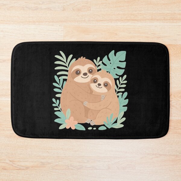 Item preview, Cuddly sloths in a jungle design designed and sold by Pineapple-Tree.