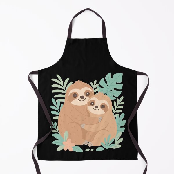 Item preview, Cuddly sloths in a jungle design designed and sold by Pineapple-Tree.